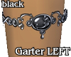 Garter1 Gem Black LEFT