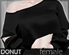 ✘Cold Shoulder | Crop