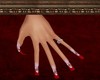 Red diamond nails