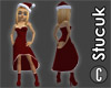 Santa Dark Red Dress v3