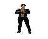 Sexy Suit Blk n Drk Grn