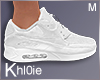 K Jak white kicks M