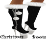 Christmas Boots BLK