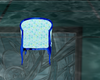 baby blue chair