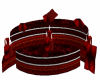 Red-Blk Moon Sofa