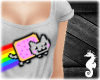 |P| White Nyan Top.