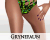 Green & paterns swimsuit