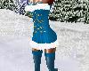 NS Blue Snowflake Dress