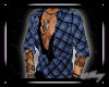 [MA]open shirt tile blue