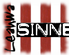 sinner sticker