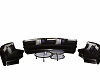 LL~SILVER&BROWN SOFASET
