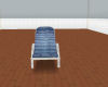 Blue Outdoor Chaise