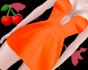 C.Lucy orange dress