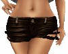 BROWN LEATHER SHORTS