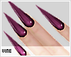 Purple Dainty Nails