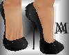 *M.A. Glitter Pump/Black