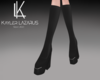 K | High Boots Black