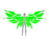 MK Green Neon Wings