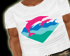 Quin:Pink Dolphin Tee 
