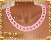 <P>Pink Chain Necklace