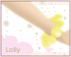 |L|Gummy Yellow bracelet