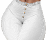 Ruffle pants white