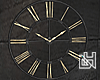 DH. Black & Gold Clock