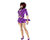 !BD Purple Plaid Skirt