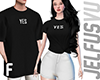 ♚Yes Couple T-shirt
