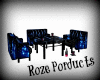 Sexy Blue Dancing Table