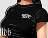 Hustle Tee.  Black