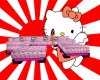 pink  hello kitty  couch