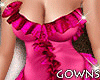 Frilly Dress Red L