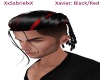 Xavier Black/Red