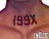 iD! 199X Neck Tattoo
