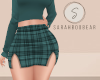 Teal Plaid Skirt | RXL