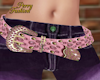 pink rhinestone belt