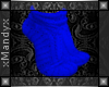 xMx:Blue Ankle Socks