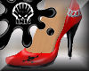 [LI] red chain heels