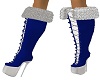 Santa Baby Blue Boots
