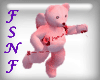 Animated Pink Cupid Bear