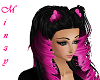 Pink Black Curls