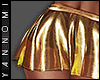 [ seethru skirt ] gold