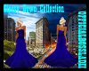 `OBL`Royal Blue gown