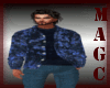 Blue sparks shirtset