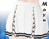 蝶 Sexy White Skirt