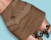0123 Knit Skirt Brown