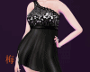 梅 party dress black