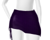 Purple Scrunch/Tie Skirt