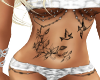 belly tattoo w/ birds